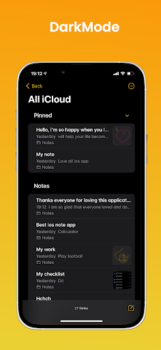 Note OS 18 - Phone 16 Notes - Tools - apps