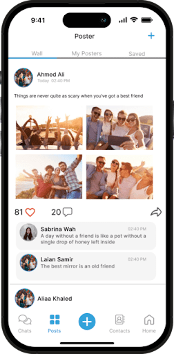 Android application Dotchat screenshort