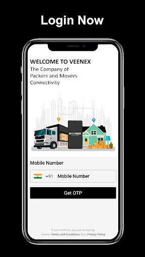 Android application Veenex- P&M B2B Platform screenshort