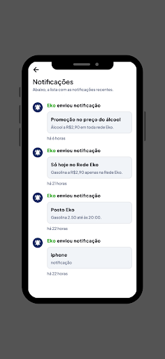 Android application Clube Eko screenshort