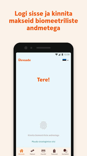 Android application Swedbank Eestis screenshort