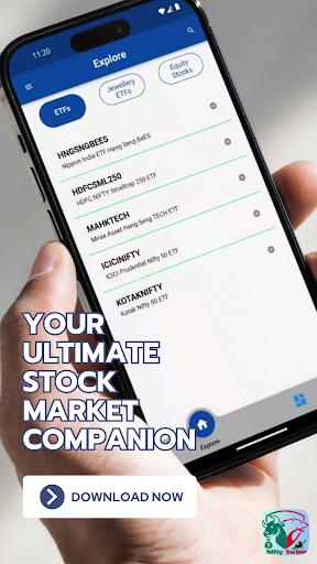 Android application NiftySwing - ETF, Stocks screenshort