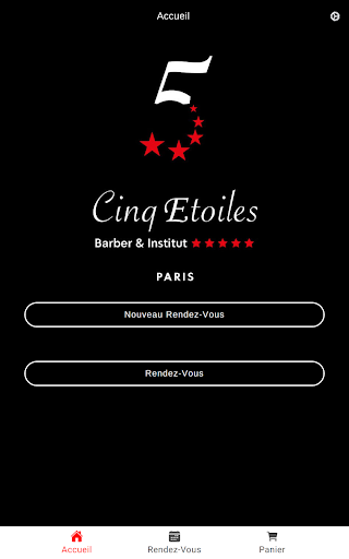 Cinq Etoiles Barber & Institut Screen 2
