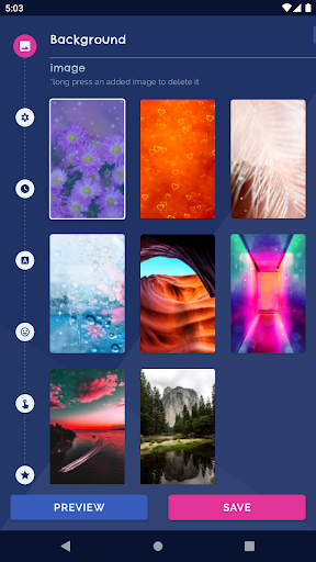 Android application HD 3D Moving Wallpapers screenshort