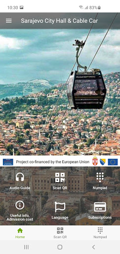 Sarajevo City Hall & Cable Car Screen 2