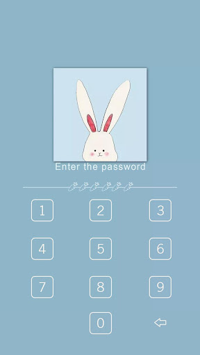 AppLock Theme Cute Rabbit