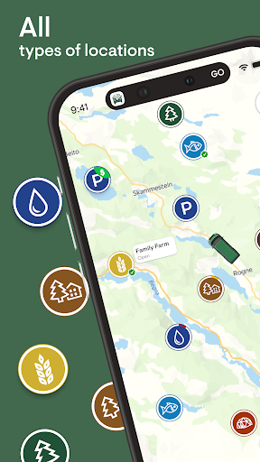 Android application GO VANLIFE screenshort