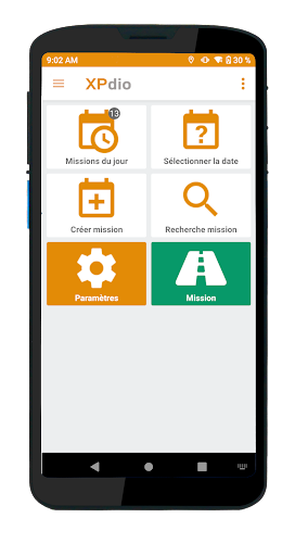 Android application XPdio screenshort
