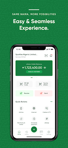 Android application eNaira Speed App Lite screenshort