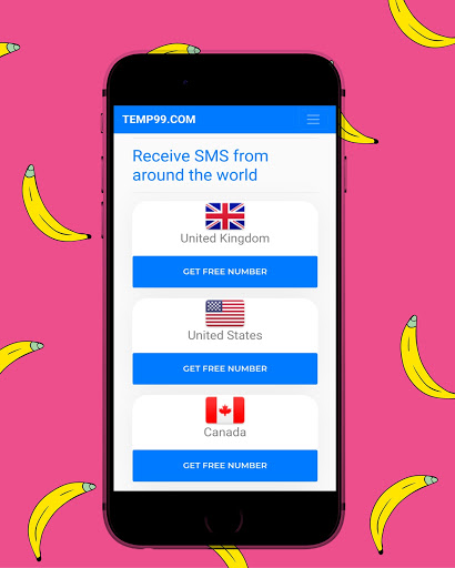 Android application TEMP ONLINE SMS RECEIVE temp99 screenshort