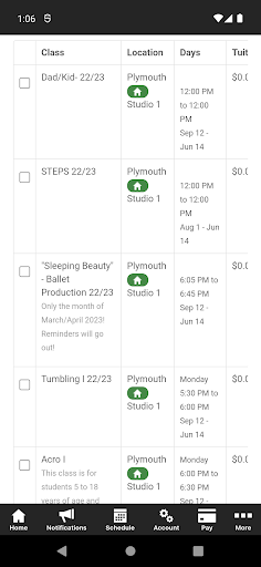 Expressions Dance Studio Screen 3