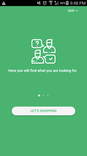 Android application Spot Sales screenshort
