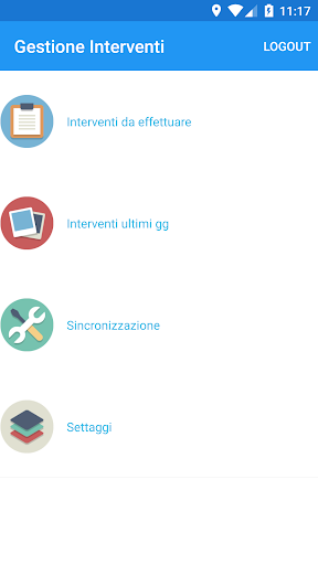 Android application xTimeNetMobile screenshort