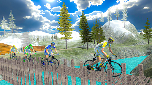 Android application Offroad Cycle:Racing BMX Rider screenshort