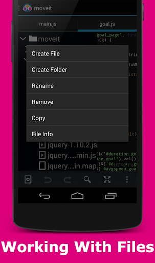 AWD - PHP/HTML/CSS/JS IDE Screen 3