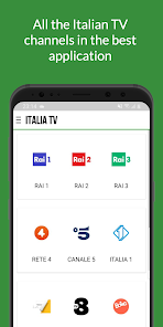 Captura 3 Italia TV diretta - Canali TV android