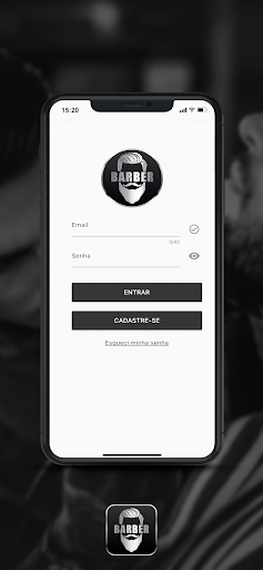 Android application Barber Profissional screenshort