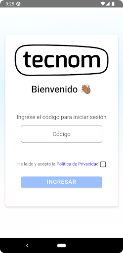 Android application Tecnom App screenshort