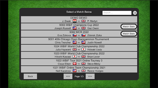 The Backgammon Challenge Screen 2