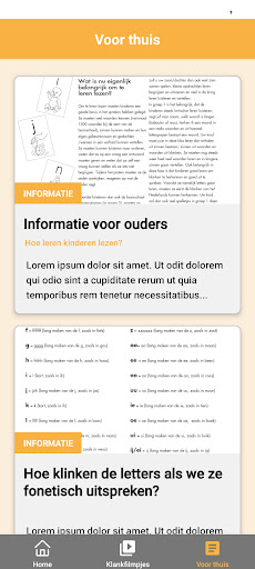 Android application Glazenschool - Informatieapp screenshort