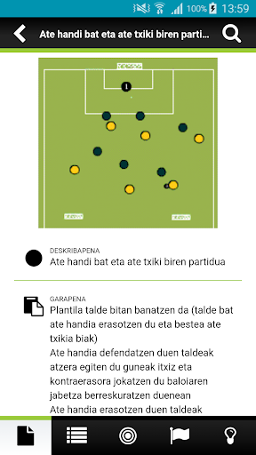 Android application Oinarrizko Futbola Ariketak screenshort