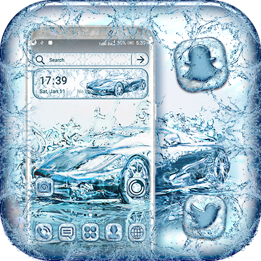 Water Car Launcher Theme logo