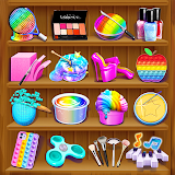 Antistress relaxing toy game icon