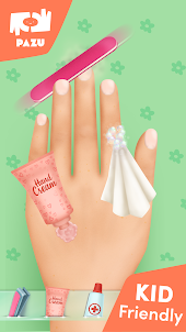 Salão manicure para meninas