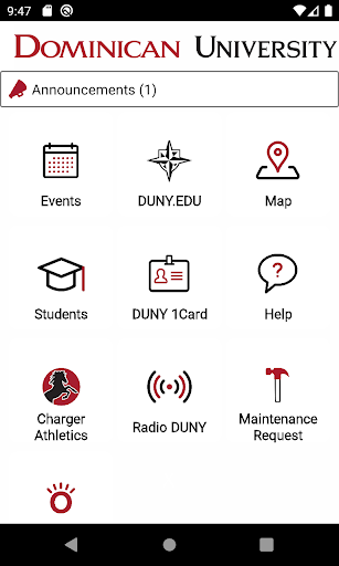 Android application DUNY Mobile screenshort