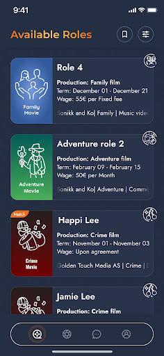 Android application Boom Actor screenshort