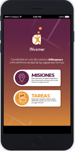 Android application INvamer screenshort
