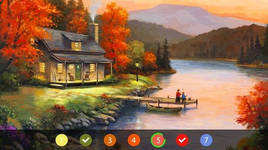 ColorPlanet® Oil Painting game Screenshot