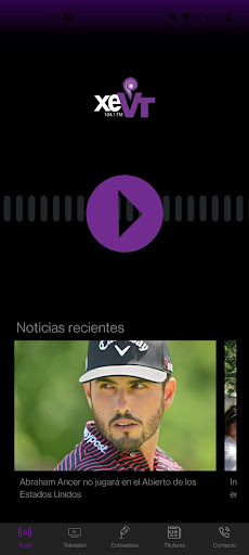 Android application Xevt telereportaje screenshort