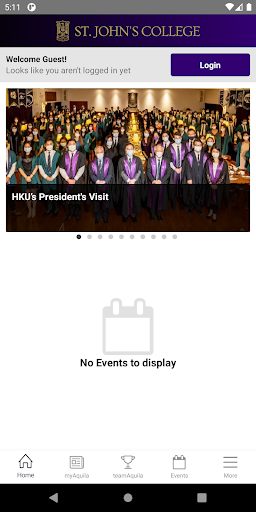 Android application St. John's College screenshort