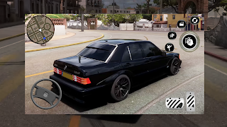 Mercedes 190E Auto Grand Drive - Screenshot 2