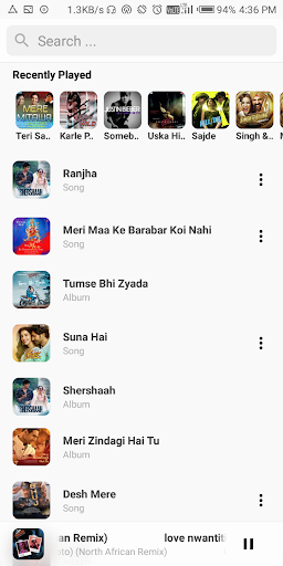 Muzik: Ultimate music player Screen 3