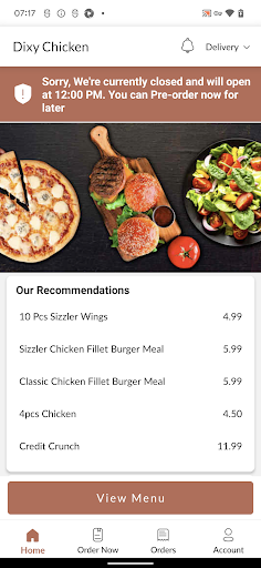Dixy Chicken Screen 2