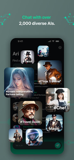 Android application Ari - 2,300 Ways to Use AI screenshort