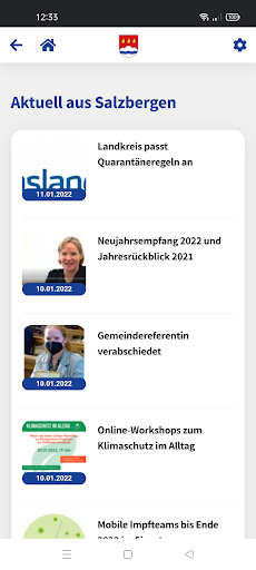 Salzbergen App Screen 3