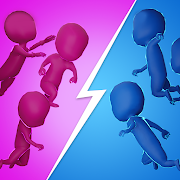 Join Group Crowd 3D  Icon