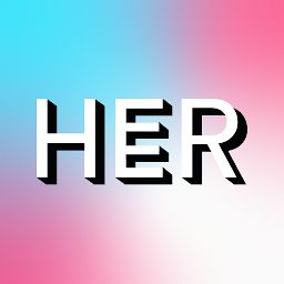 「HER Lesbian, bi & queer dating」のアイコン画像