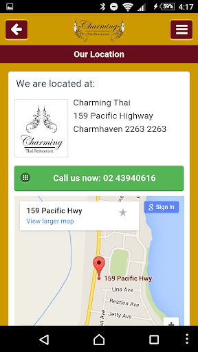 Charming Thai Restaurant Screen 2