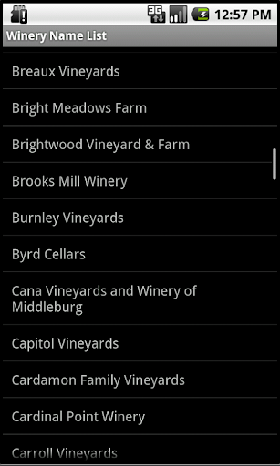 Virginia Winery Finder: Phones Screen 3