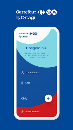 Android application İş Ortağı screenshort