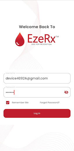 Android application EzeCheck screenshort