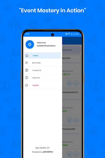 Android application Sulekha Event Organizer screenshort