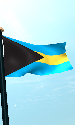 Bahamas Flag 3D Live Wallpaper