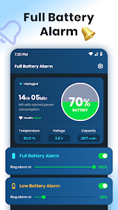 Full Battery 100% Alarm