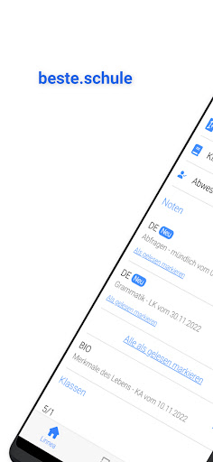 Android application beste.schule screenshort