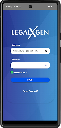 Android application Legalxgen App screenshort